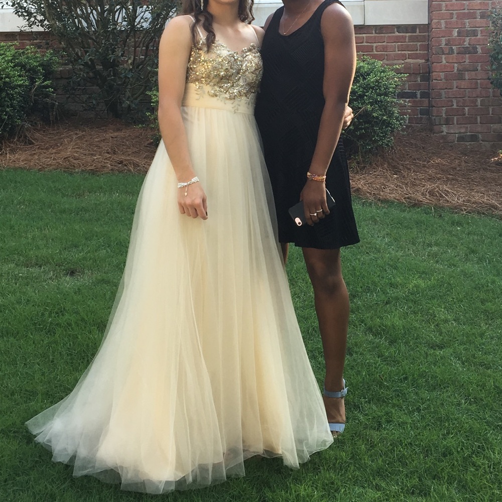 Sequined Prom Dress